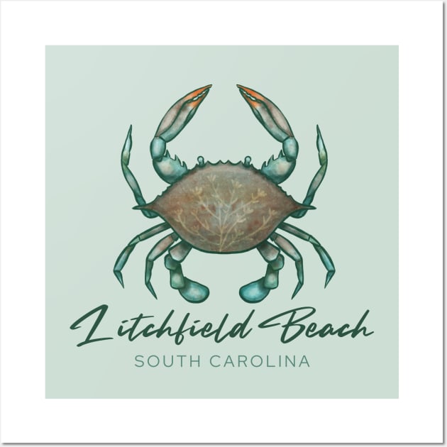 Litchfield Beach South Carolina SC Wall Art by carolinafound